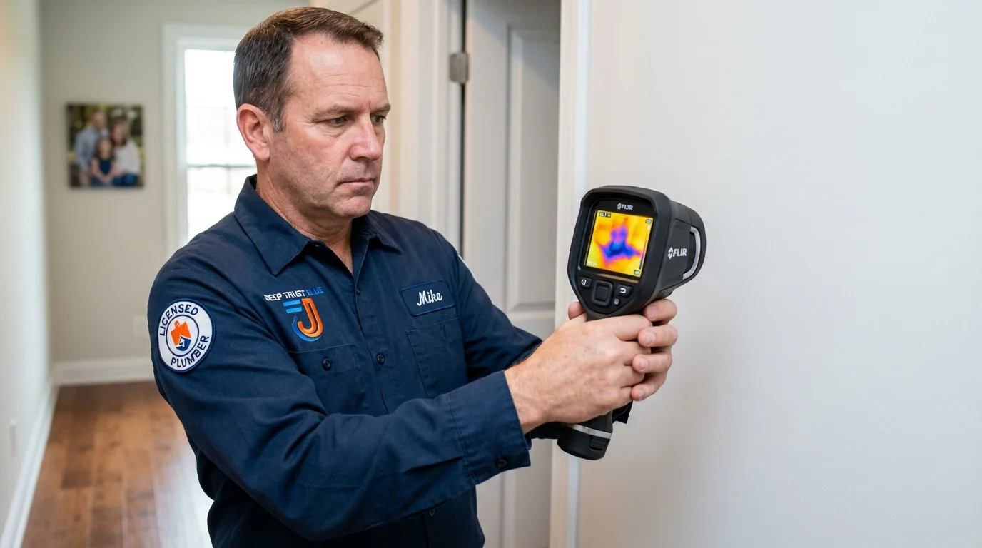 Thermal imaging leak detection by Johns Plumbing LLC in Ozark